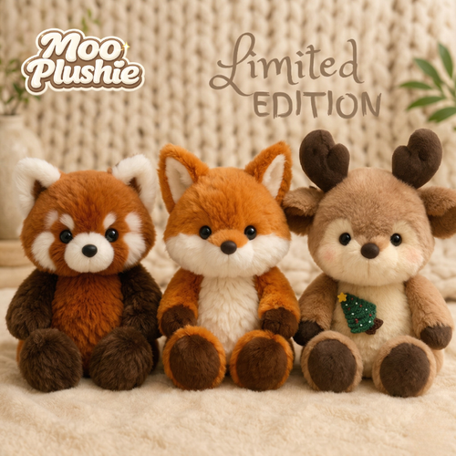 MooPlushie® LIMITED EDITION Running Plushie